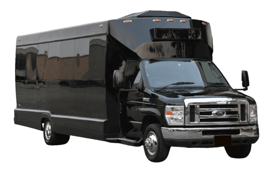 23-27 Passenger Coach Bus: Ford F-550 or Similar