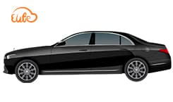Black First Class Sedan