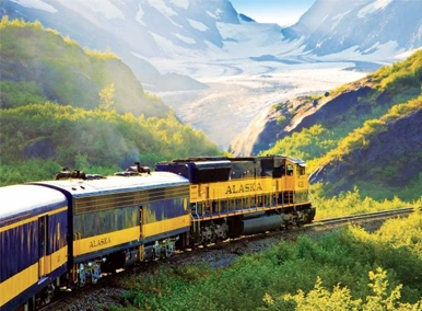 Visit Alaska and enjoy tours and railroad rides