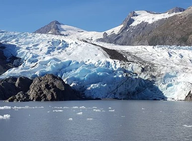 Book your van with Elife to visit the Portage Glacier in Alaska