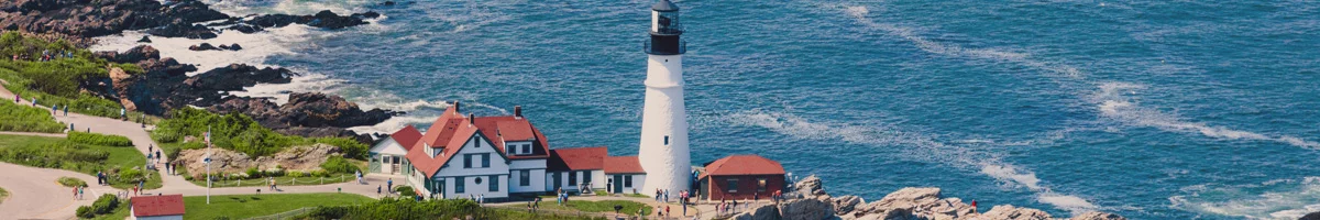 The Nubble lighthouse in York Maine