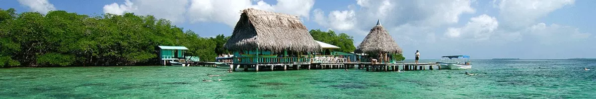 Caribbean island of Bocas del Toro in Panama