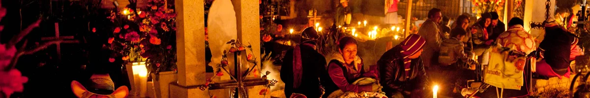 enjoy the heritage by celebrating the day of the dead in Janitzio located in Patzcuaro Michoacan, remember to carry flowers and candles