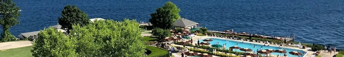 Sagamore Resort with crystal clear pools, green fields and surrounded by the ocean